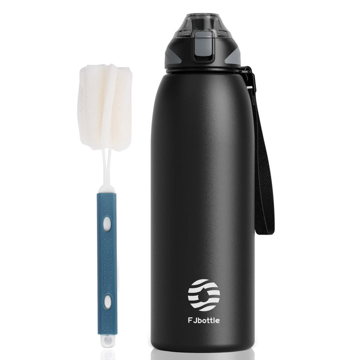 Bouteille d'eau thermos en acier inoxydable de 1 500 ml, bouteille de boisson gazeuse 